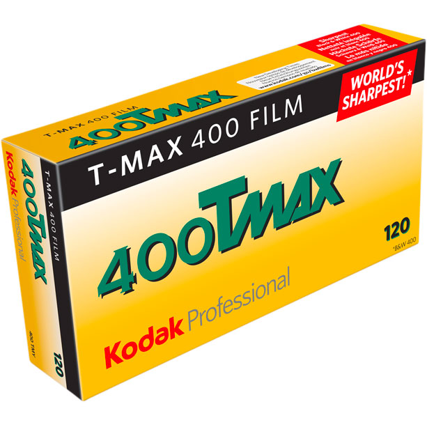 Kodak B&W TMY T-Max 400 120x5 svart-vit film 5-pack