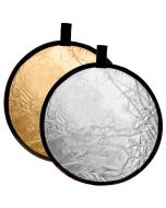 Caruba Collapsible Reflector 2-in-1 Gold / Silver 45cm