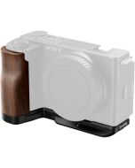 SmallRig 4864 L-Shape Mount Plate with Wooden Handle (Sony ZV-E10 II)