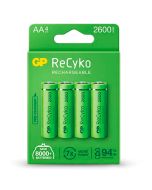 GP ReCyko 4 x AA 2600mAh NiMH -batteri