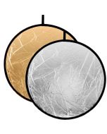 Caruba Collapsible Reflector 2-in-1 Gold / Silver 110cm