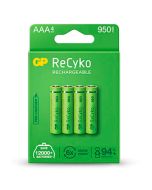 GP ReCyko 4 x AAA 950mAh NiMH -batteri