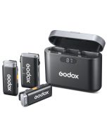 Godox WEC Wireless Mic -trådlös mikrofonsystem (2 TX + 1 RX)