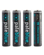 Pale Blue AAA Rechargeable USB-C Batteries 1.5V, 4 st