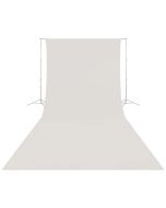 Caruba Wrinkle Resistant Backdrop Bakgrund 2.6x6m, vit