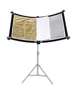 Caruba Curved Face Reflector Pro Kit 110 x 60cm